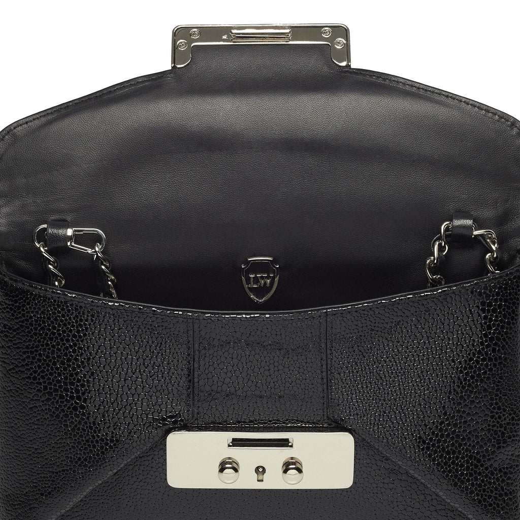 Jacqueline black montar silver bag - Satisphy Dev