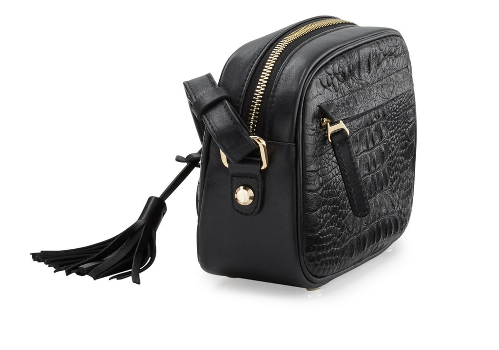 Pauca black gold bag - Satisphy Dev