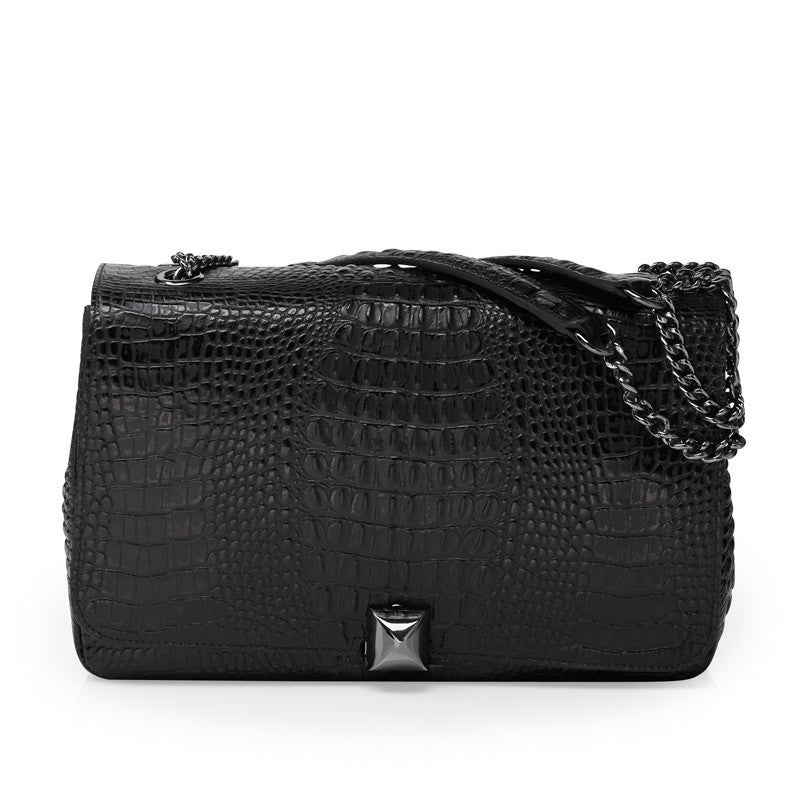 Naomi black gunmetal bag - Satisphy Dev