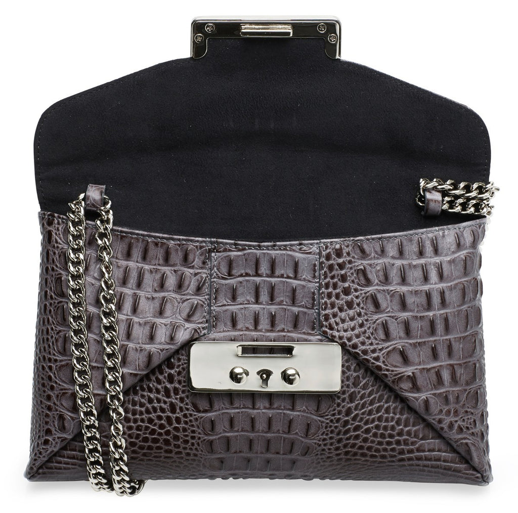 Nirvana grey silver clutch - Satisphy Dev