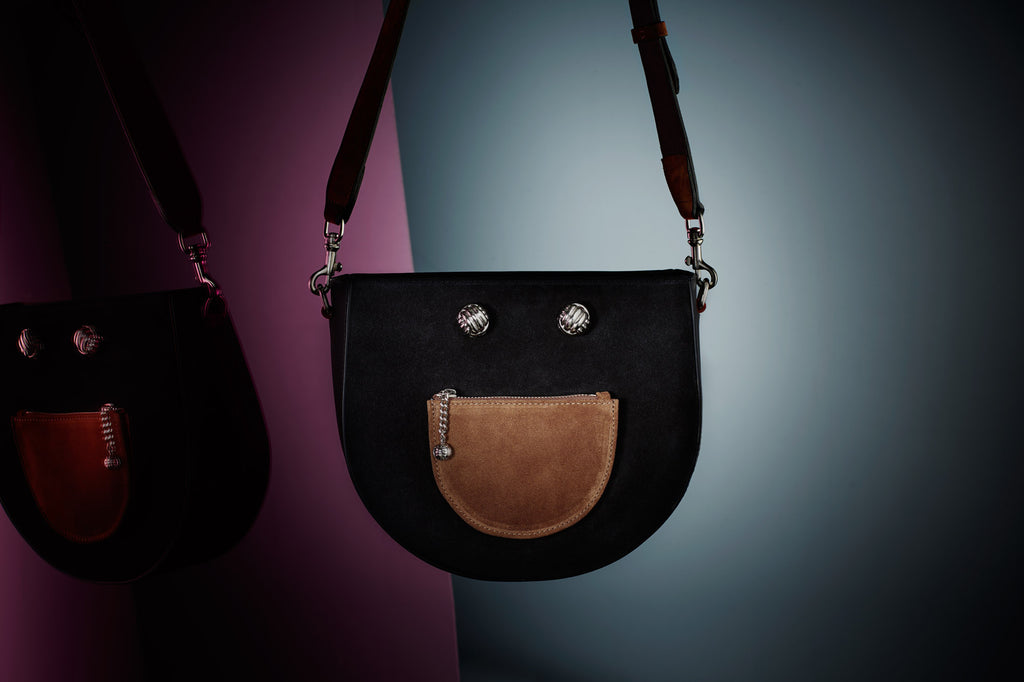 Happie black silver bag - Satisphy Dev