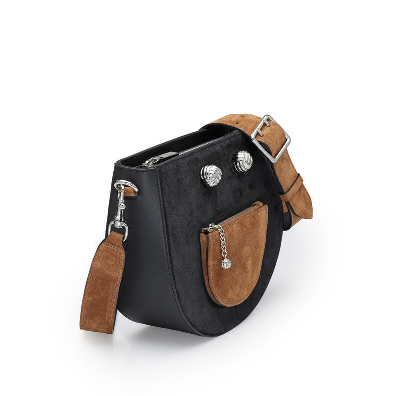 Happie black silver bag - Satisphy Dev