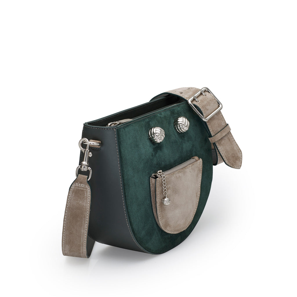 Happie green silver bag - Satisphy Dev
