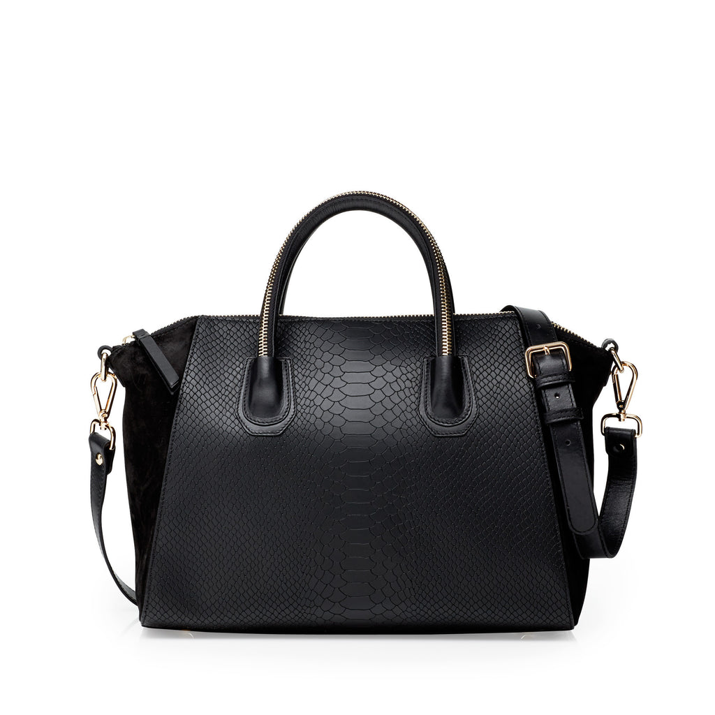 Serpent black gold bag - Satisphy Dev