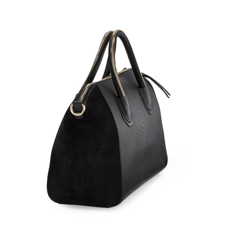 Serpent black gold bag - Satisphy Dev