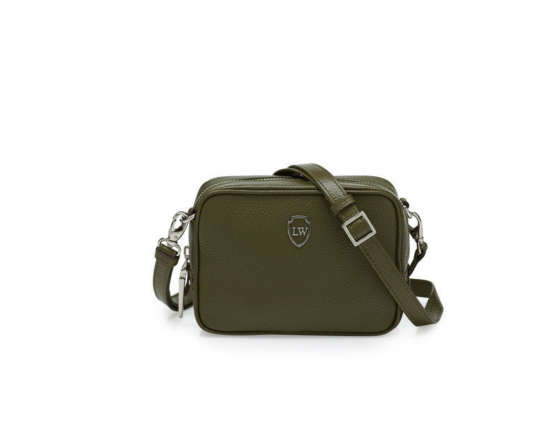 Nicole olive silver mini bag - Satisphy Dev